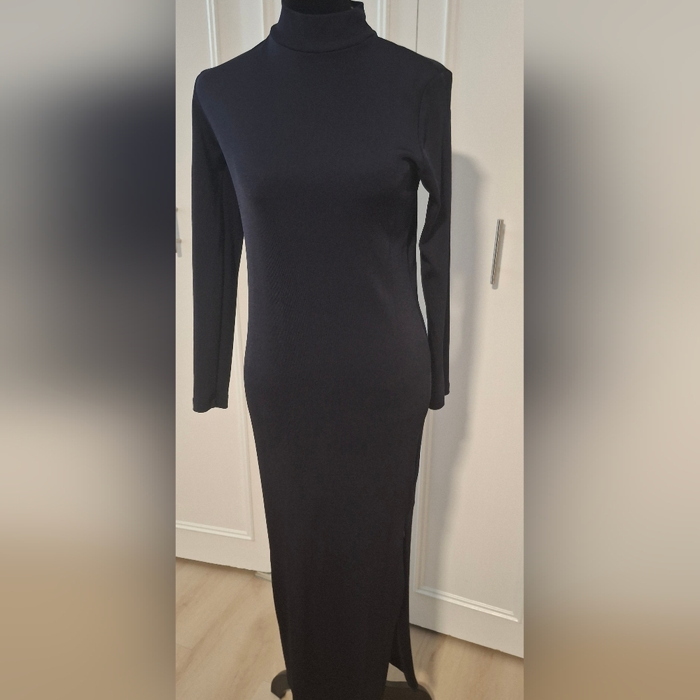 H&M Classic Navy Long Sleeve Dress